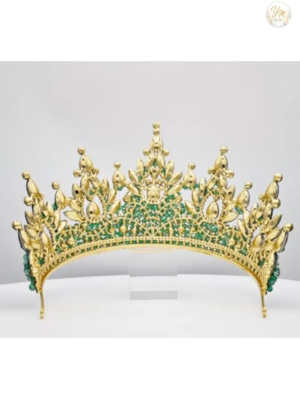 Crystal Pageant Crown Tiara Queen Headpiece Rhinestone Royal Wedding Prom